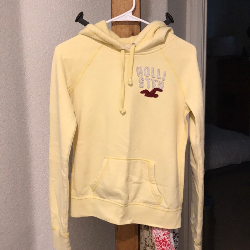 Hollister Medium Yellow Hoodie